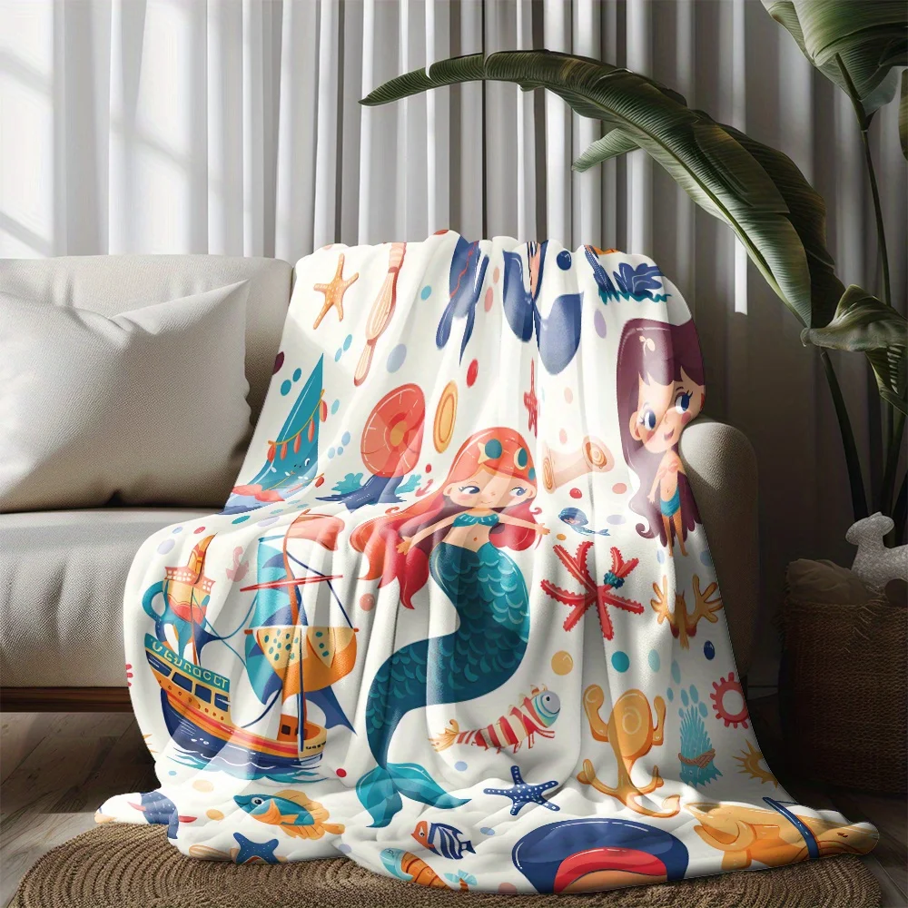 بطانيات البحر الناعمة والرميات بطانية الفانيلا هووسورمينغ غطاء سرير على الطراز الشمالي سميك منزلي قابل للغسل