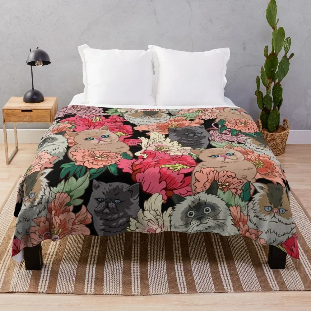 Because Cats Throw Blanket warm for winter Decorative Beds For Baby Blankets For Sofas Blankets Sofas Of Decoration Blankets