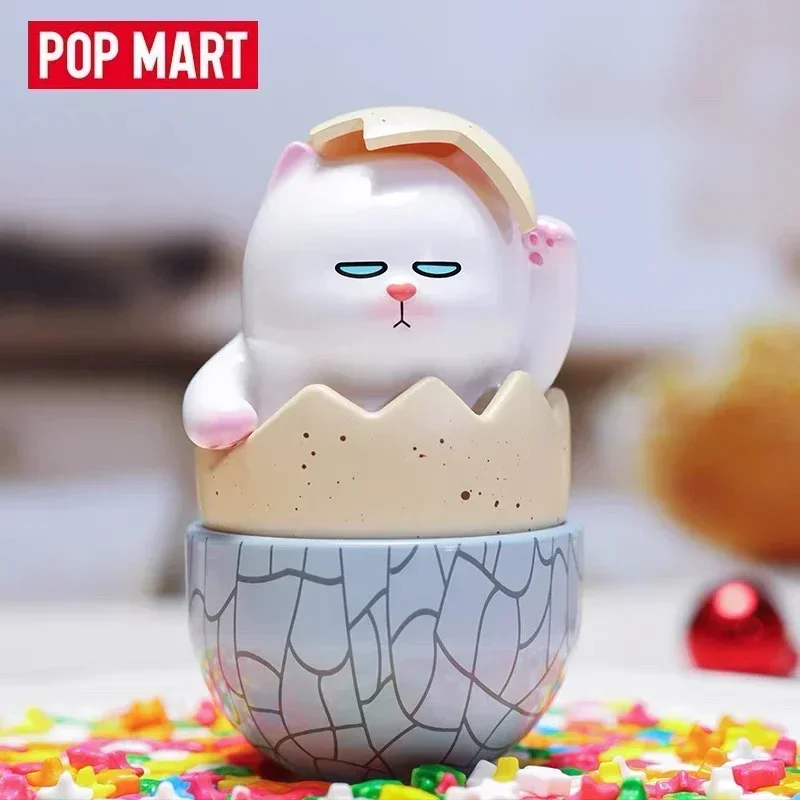 

POP MART Vivicat Gourmet Series, оригинальная слепая коробка, сюрприз, загадочная коробка, милые аниме-фигурки, украшения, фигурки