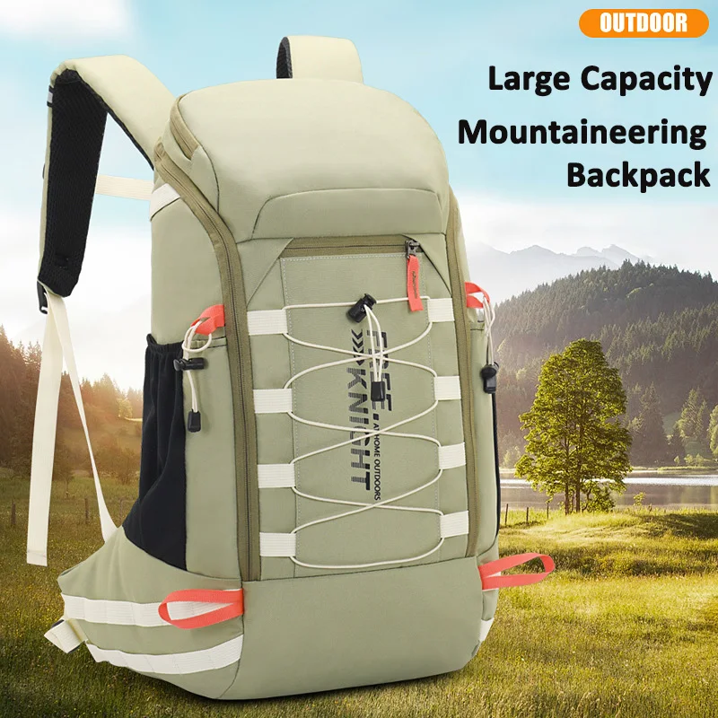 

Рюкзак для походов на 40 л, легкий дорожный рюкзак, рюкзак для походов и велоспорта на открытом воздухе с дождевиком, сумка для альпинизма