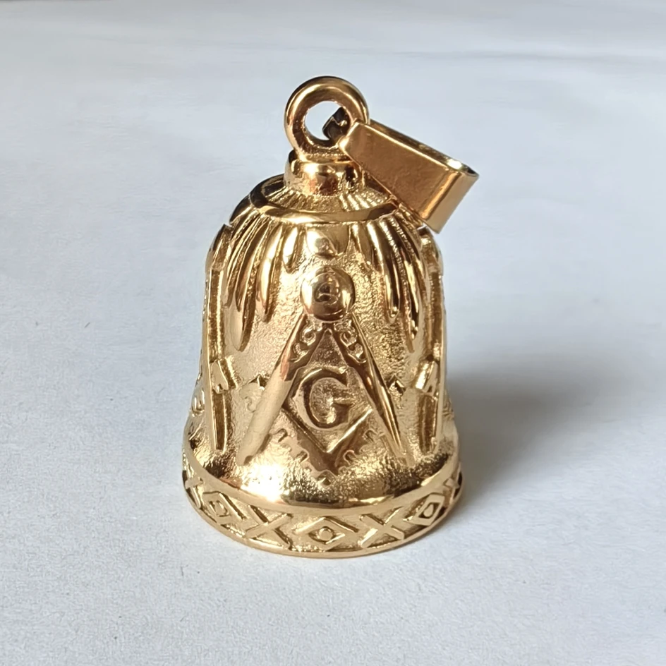 Live To Ride Eagle Biker Bell Pendant Stainless Steel Norse Viking Helmet Skull Masonic Mens Jewelry