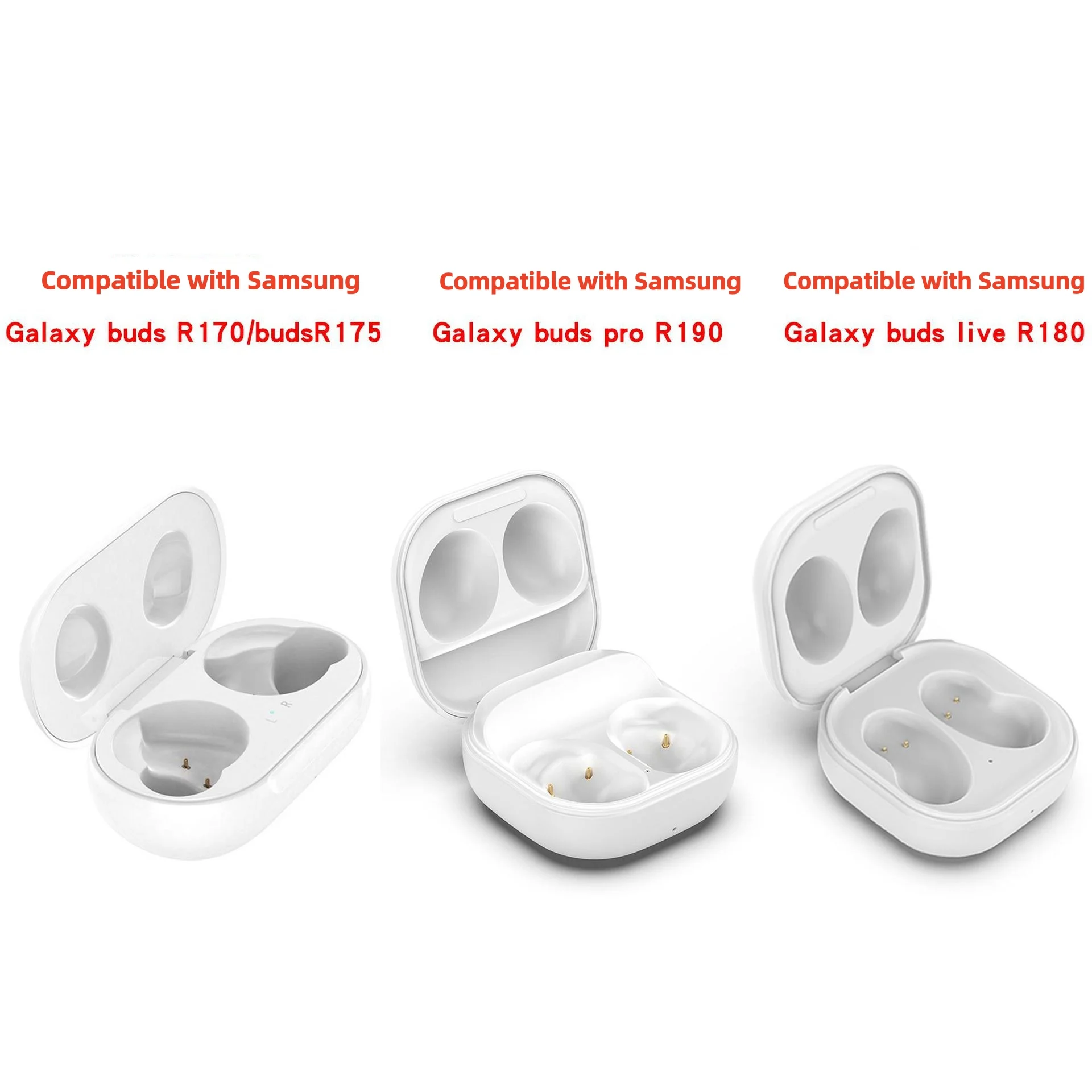 

CEYYOR Silicone Case for Samsung Galaxy Buds Pro SM-R190,Galaxy buds SM-R175/170,Galaxy buds live SM-R180 earphone charging case