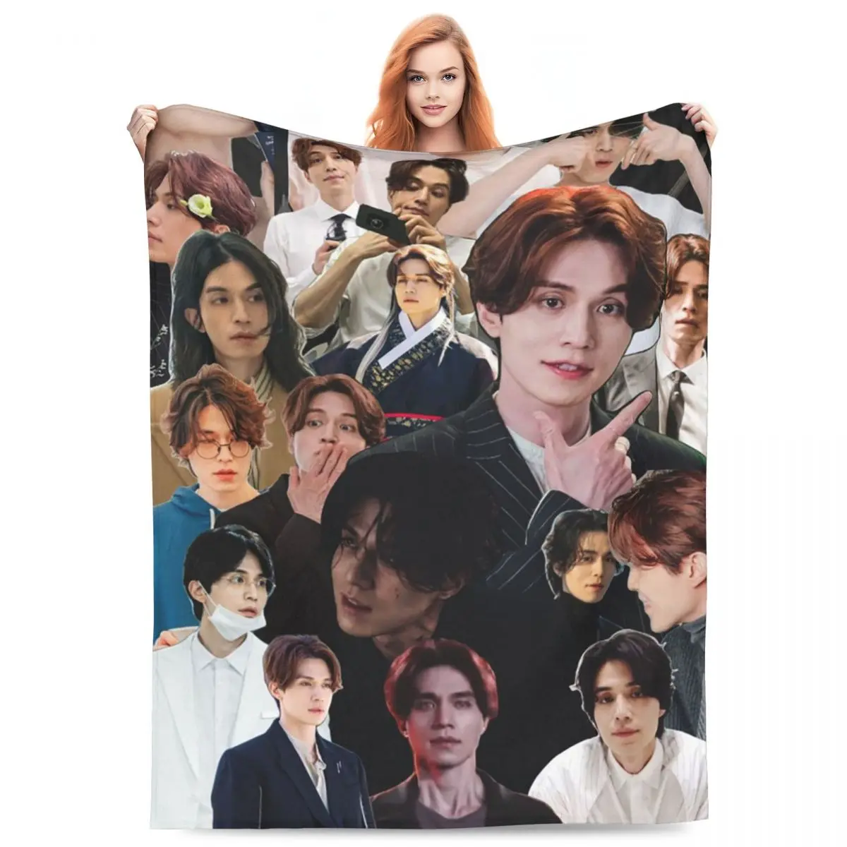 

Одеяло Lee Dong Wook, фланелевое одеяло для дивана, дышащие одеяла для дивана, постельные принадлежности, дорожные пледы, покрывало, одеяло