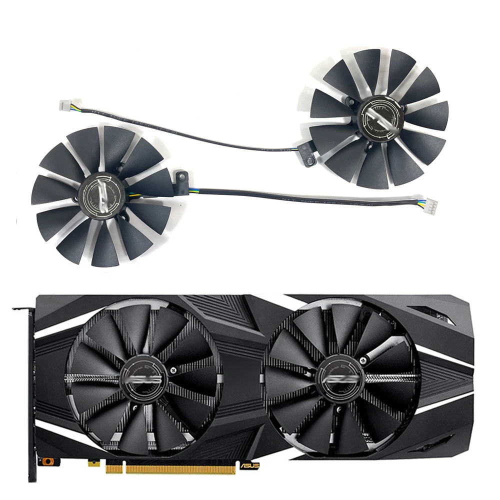 

87mm T129215SU FDC10U12S9-C GPU Cooling Fan For ASUS GeForce RTX 2080 2070 2060 GAMING Graphics Card Cooler Fan