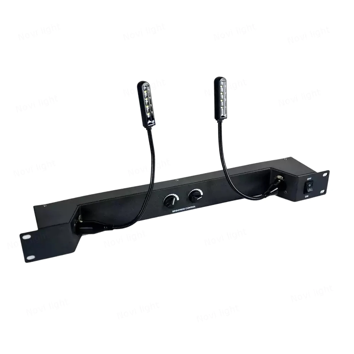 1U 19’ Cabinet Lighting LED Gooseneck Lamp 360 Degrees Adjusted Audio Amplifier Stage Light Electric Cabinet Equipment