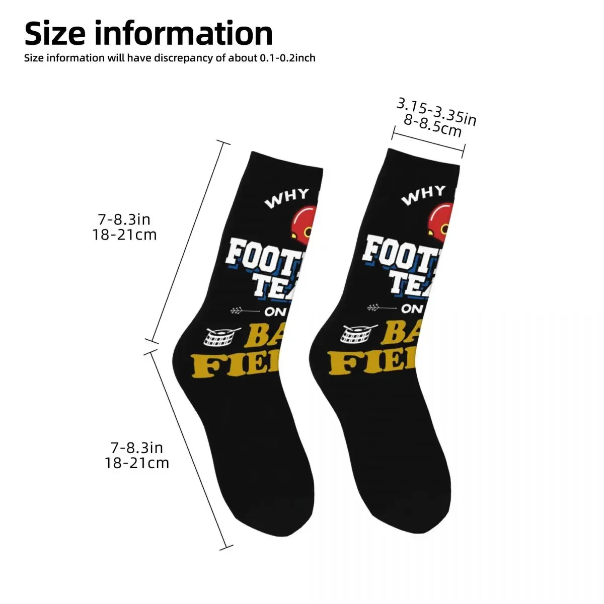 Funny Marching Band Football Apparel Socks Harajuku Super Soft Stockings All Season Long Socks for Unisex Birthday Present