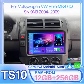 Autorádio s Androidem 15 pro Volkswagen VW Polo MK4 6Q 9N 9N3 2004-2009, multimediální přehrávač, autorádio s WiFi navigací, 4G 8 nejlepší prodej Rádio VW Polo 9N 9N3 - №5