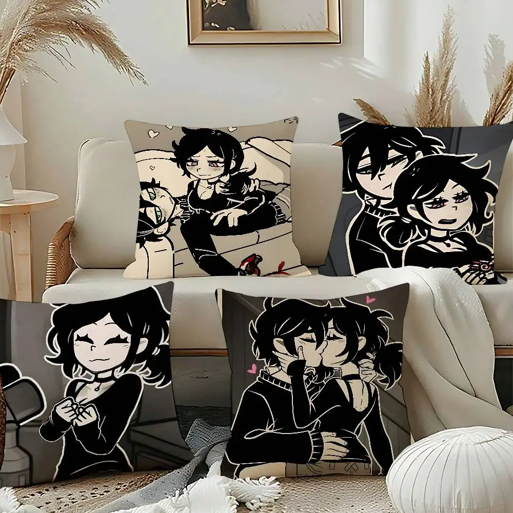 T-The Coffin Of Andy And Leyley-S Customizable Square Pillowcases, Stylish And Soft, Perfect For Beds, Cars, And Sofas.