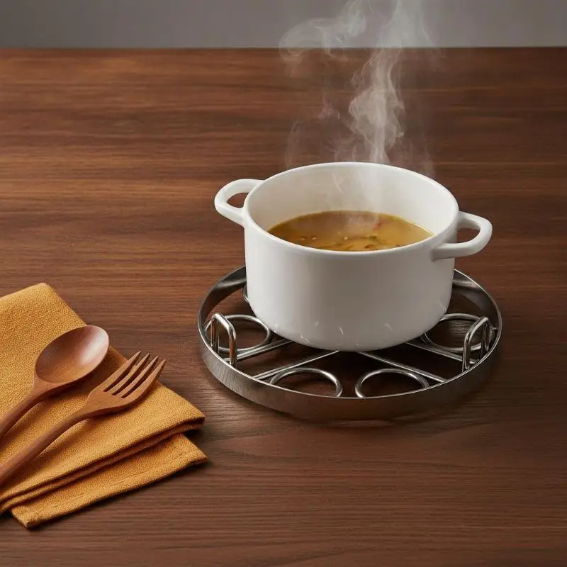 Egg Steaming Rack Metal Multifunctional Tray: Holder Thickened Household Insulated Shelf