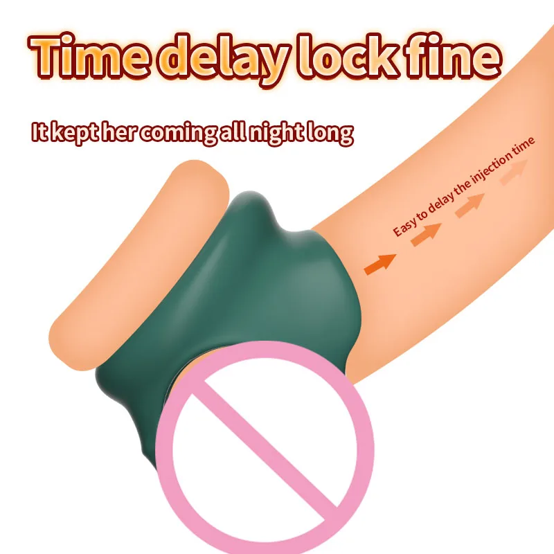 Reusable Penis Ring Silicone Semen Lock Ring Delay Ejaculation Time Lasting Cock Ring Sex Toys For Men Couples Adult Products