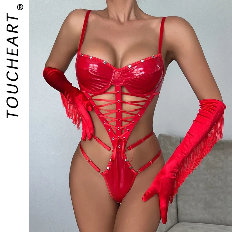 Toucheart Unterwäsche-Sets, sexy Dessous-Sets, sexy BH-Set für Damen, komplettes Netzwerk-Dessous für Sex, transparente Kleidung, BH-Korsett