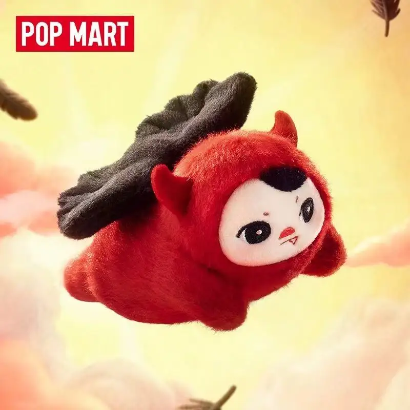 Originale POPMART PUCKY Bean Fairy Flying Series Blind Box Toys Kawaii Anime Action Figure Regali di Natale a sorpresa
