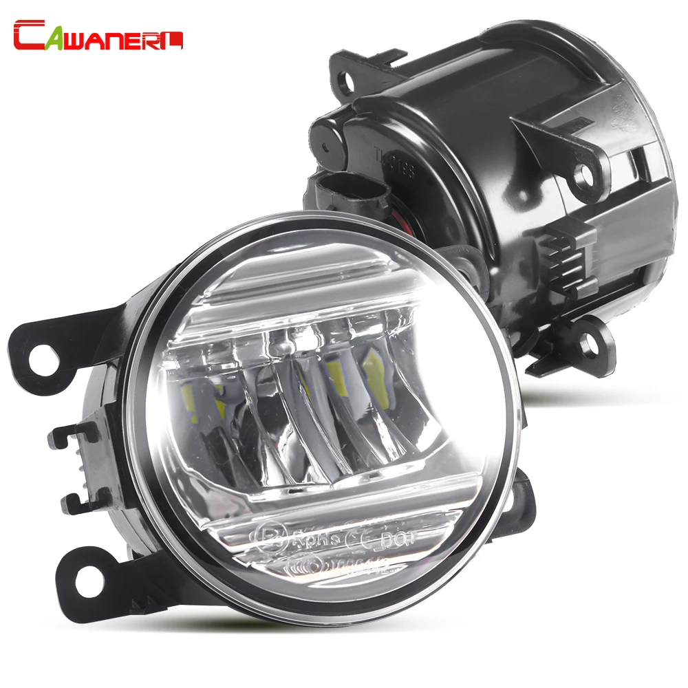 30W LED Fog Light Assembly H11 Car Front Bumper Fog Lamp DRL For Renault Duster Clio Scenic Trafic Kadjar Megane Lodgy Twingo