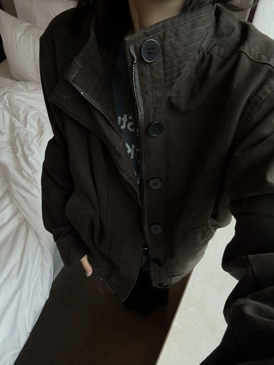 

Ретро американское военное хлопковое пальто с воротником-стойкой из искусственного кроличьего меха на подкладке для мужчин и женщин, осень-зима...