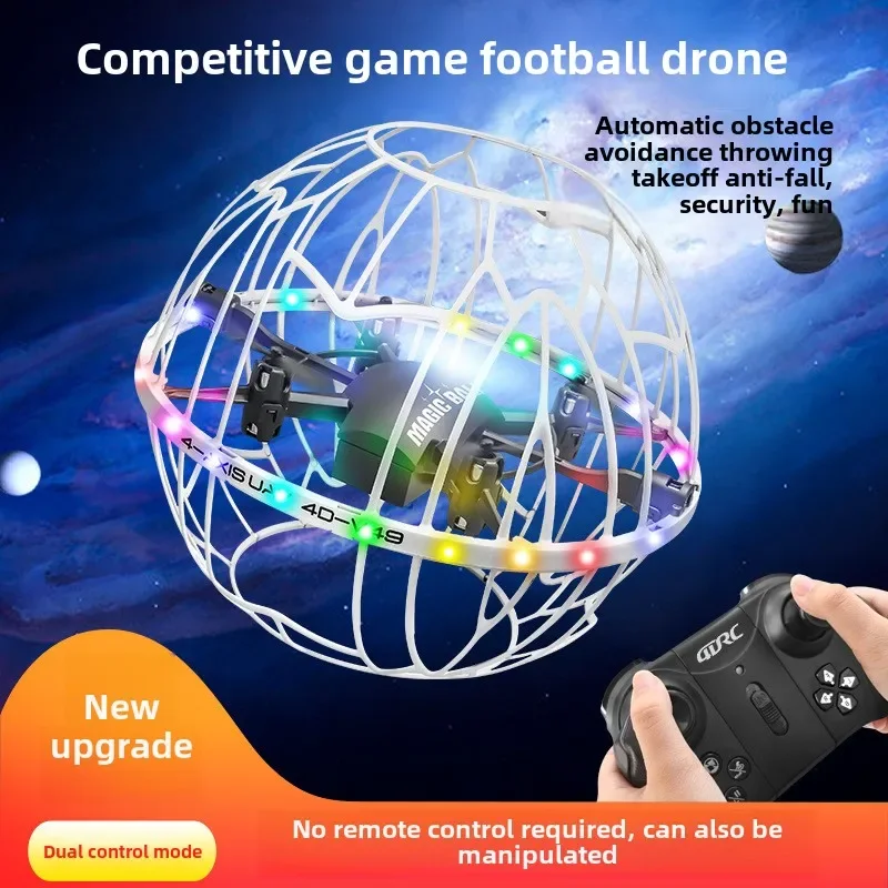 RC Flugzeug V49 Fußball Drohne Vier Achsen Hindernis Vermeidung Sensing Flugzeug Kinder Wettbewerb Spezielle Flugzeuge Fliegende Modelle