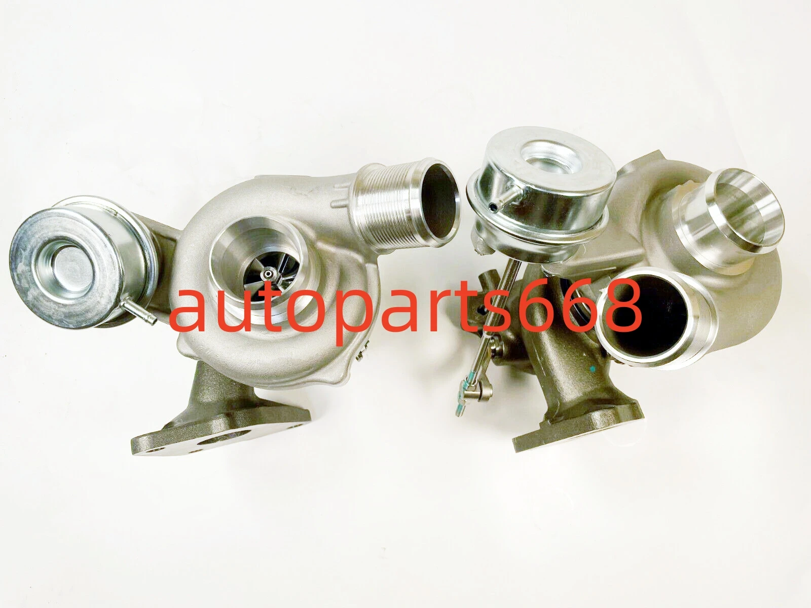 

K03 Pair TWO turbos FL3Z-6K682-D FL3Z-6K682-E Turbo Turbocharger For Ford F-150 2.7L 164Cu. In. V6 GAS DOHC Turbocharged 15-17