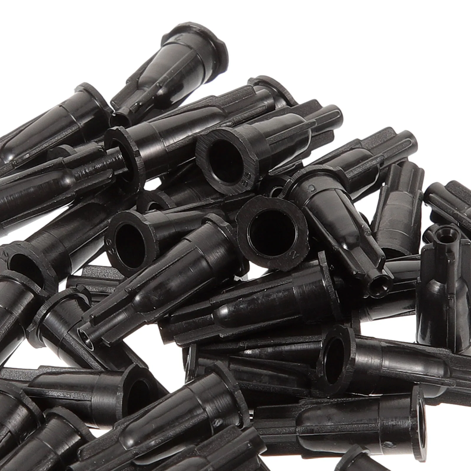 

250 Pcs Syringe Cone Cap Plastic Hinged Screw Cover Caps Portable Leak-proof Injector
