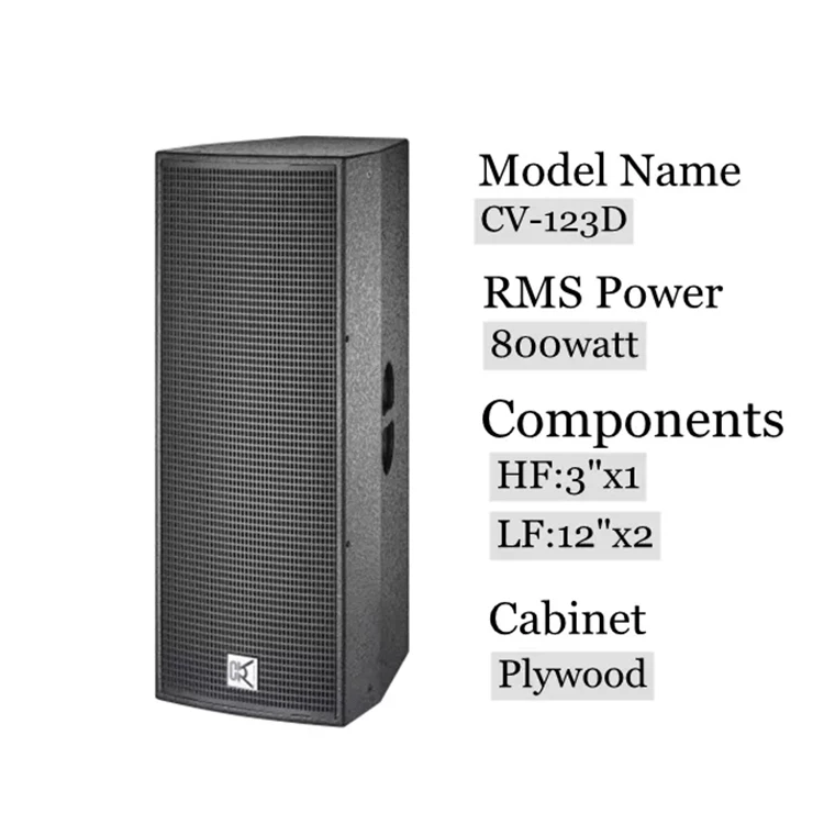Professional CVR Line Array Speaker System High Power Amplifier Audio Equipment for Stage Party Performance