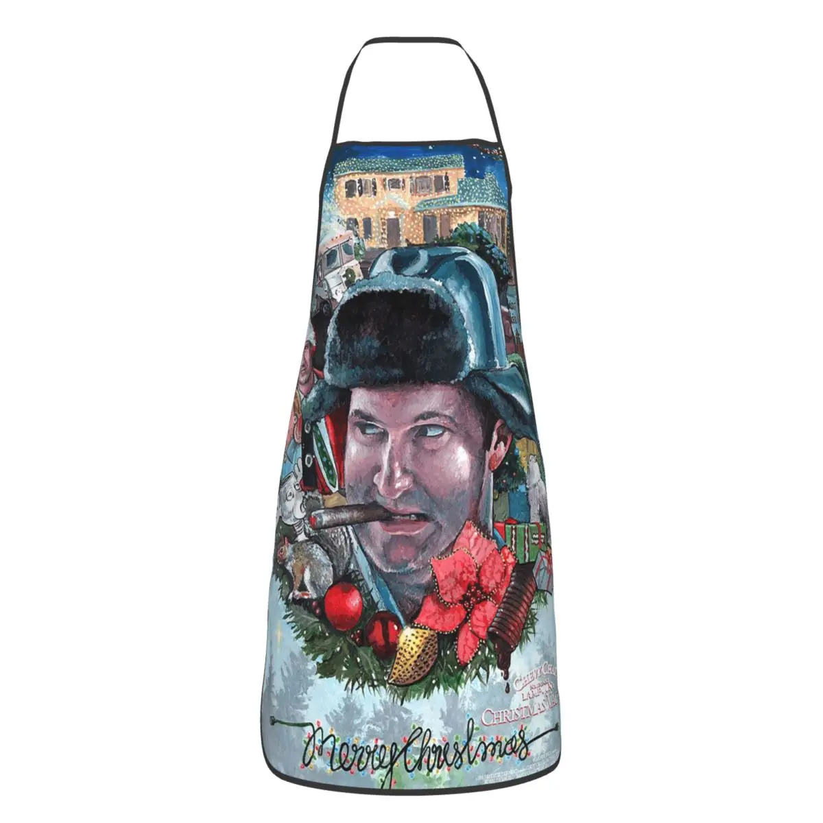 National Lampoon's Christmas Vacation Schürze, Kochschürze, wasserdichte Schürze, Küchenreinigungsschürze für Damen und Herren, zum Malen