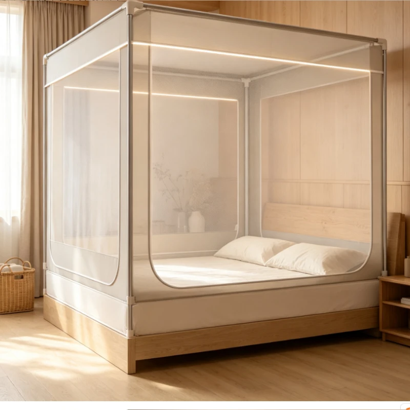Bed mantle mosquito net integrated full shading princess wind bedroom fully enclosed simple single double home