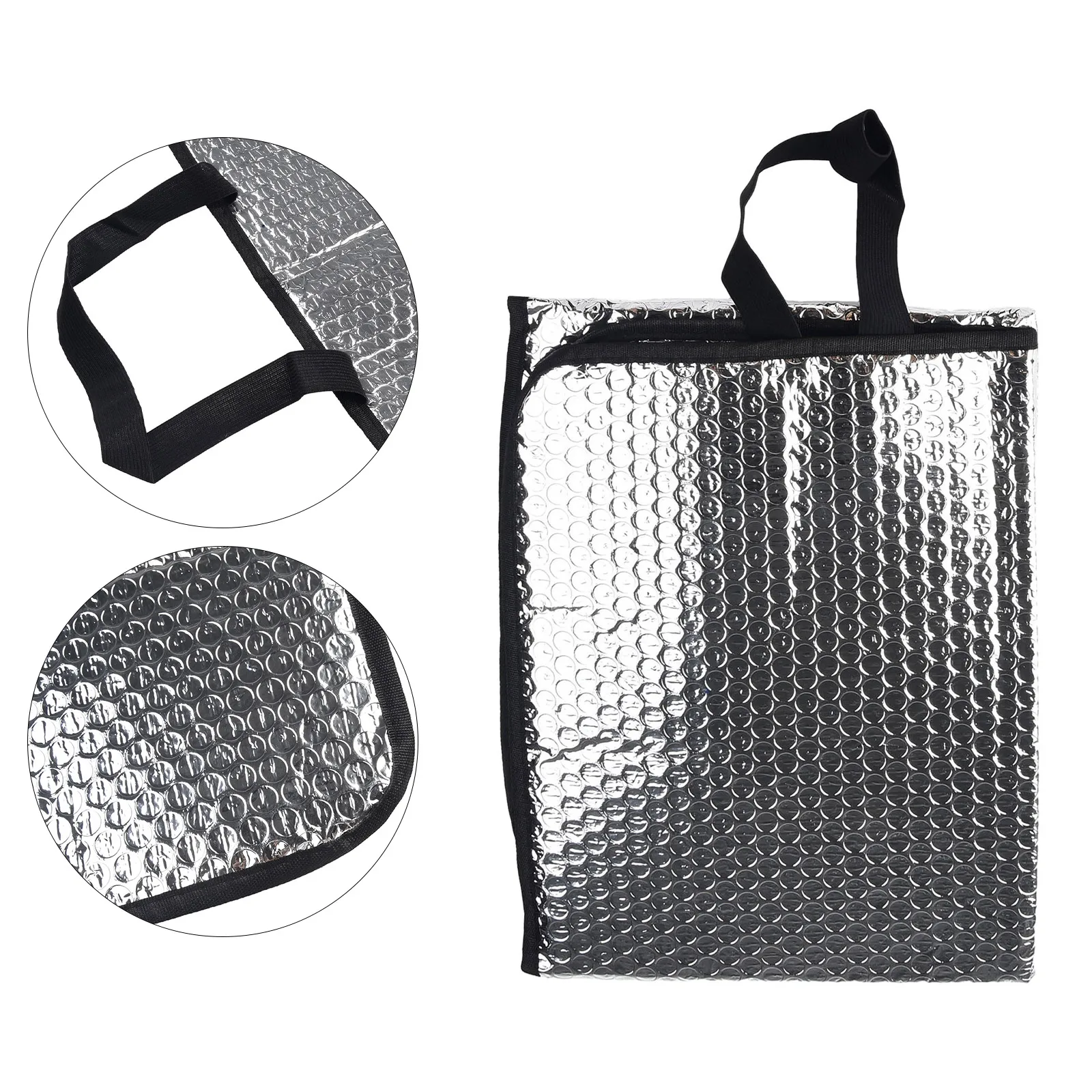 1pc Air Conditioner Cover Aluminum Foil Protective Cover Outdoor Rainproof Waterproof Sun Protection Protective Case 80*40cm