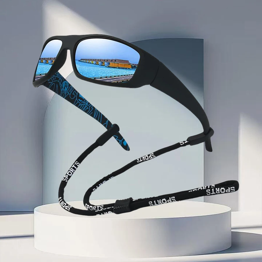 نظارات شمسية رياضية UV400 للرجال والنساء مع نظارات واقية لقيادة الصيد والجري #1