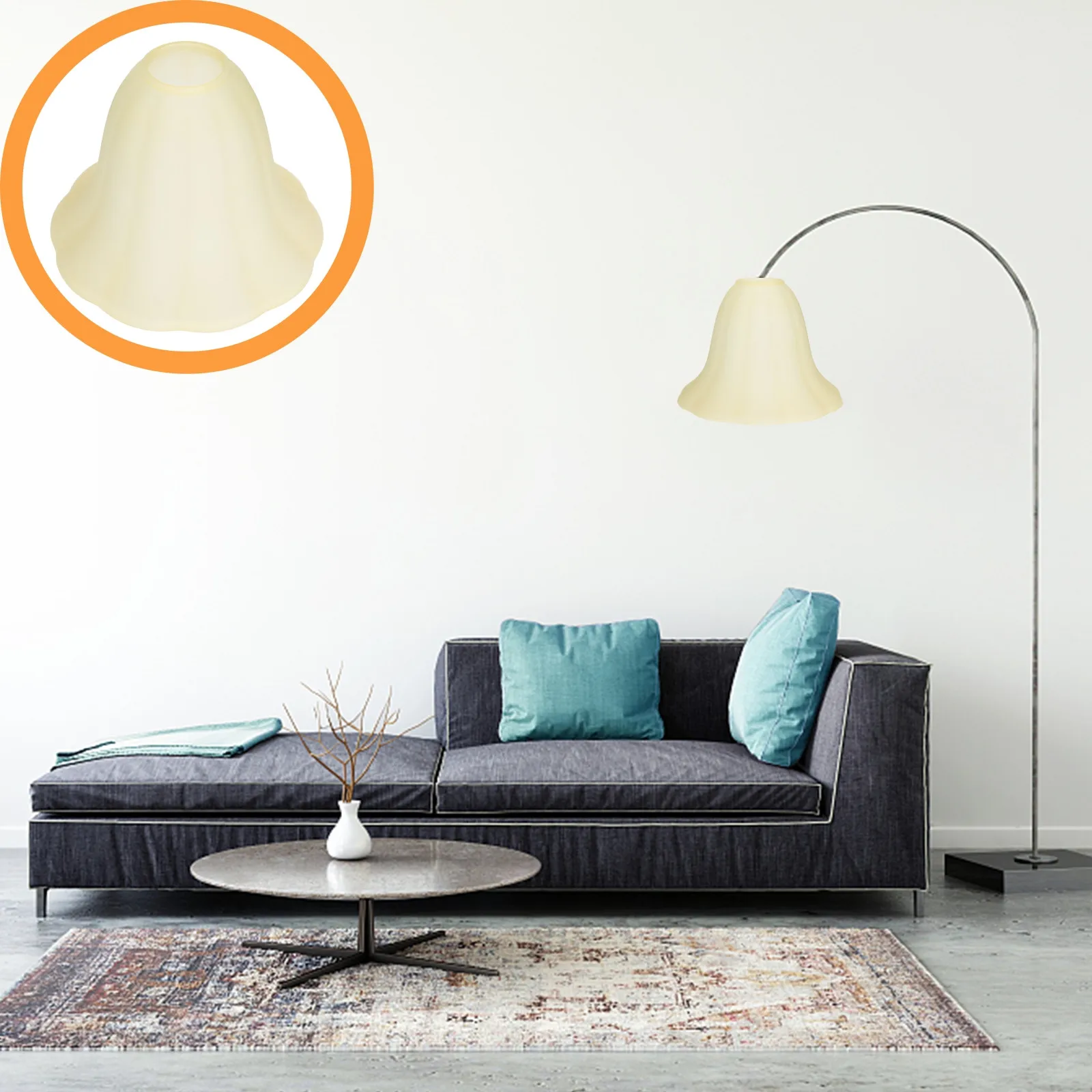 

Стеклянный плафон для светильника, маленький, в европейском стиле, современный, для замены внутренних светильников, крышка для потолочного светильника