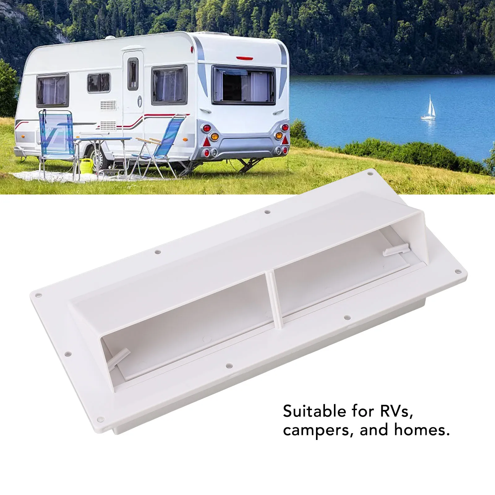 Osłona wentylacyjna ABS, automatyczna osłona wentylacyjna zabezpieczająca przed wiatrem, zamykana osłona wentylacyjna do kampera/domu