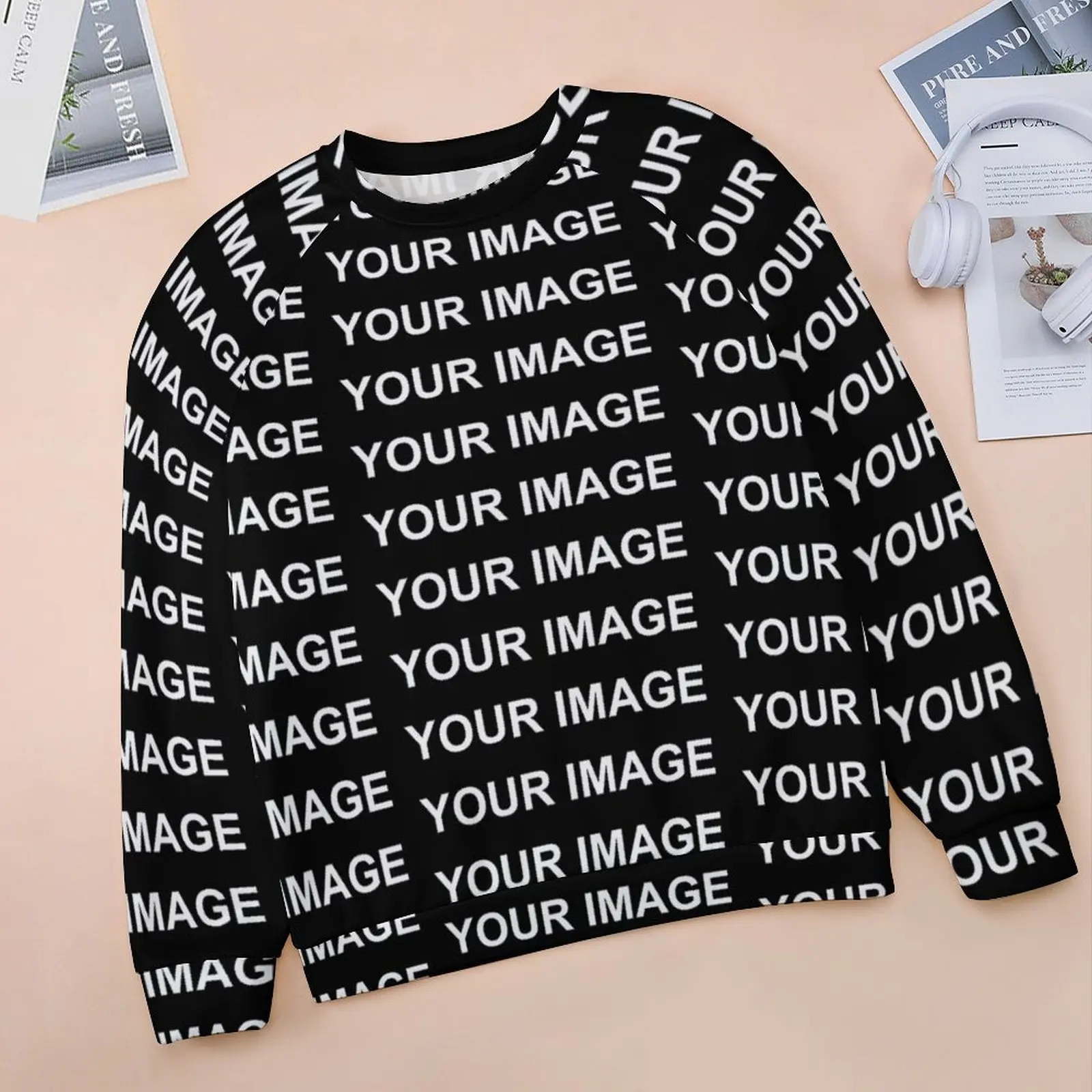 Your Image Customized Casual Hoodies Winter Custom Made Design Hoodie Lady Long Sleeve Oversize Harajuku Design Sweatshirts