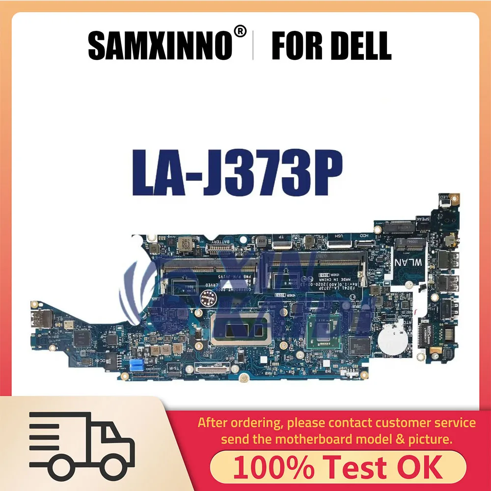 

Notebook Mainboard For Dell Latitude 5410 216-0923010 2G 0F3R8H 0F1NKY LA-J373P Laptop Motherboard CPU i5 i7 10th Gen