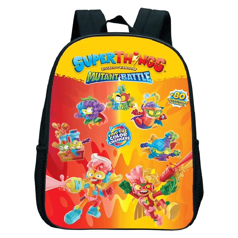 SuperThing Wild Kid Backpack Boys Girls Kindergarten Bag Children School Bags Superzings Toddler School Backpack Cartoon Bookbag