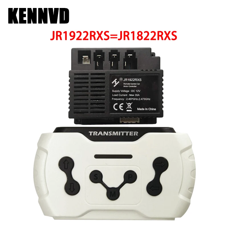 JR1922 JR1922RX-3AD JR1922-D2 JR1922-AD Coche de juguete eléctrico para niños 2,4G Bluetooth transmisor controlador de Control remoto