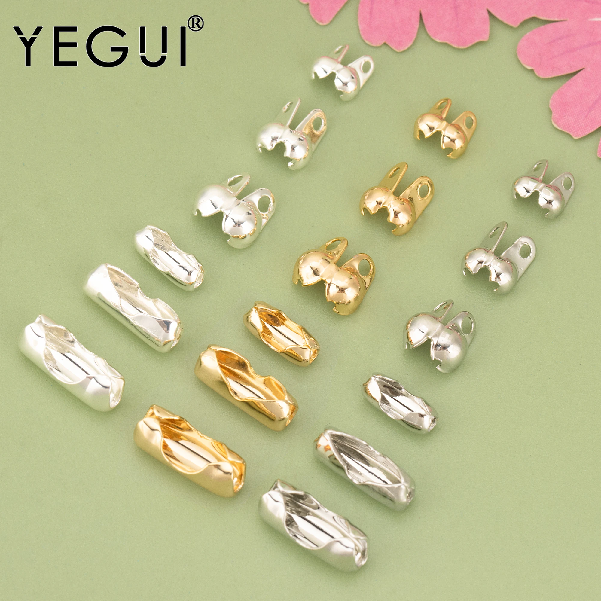 YEGUI MF25,jewelry accessories,18k gold rhodium plated,copper,nickel free,jewelry making,bead chain buckle,connectors,20pcs/lot