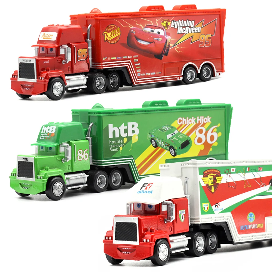 

Набор игрушек Disney Pixar Cars And Trucks The King Cruz Lightning Mcqueen Mike Uncle 1/43 Литая под давлением модель грузовика игрушки подарок для детей