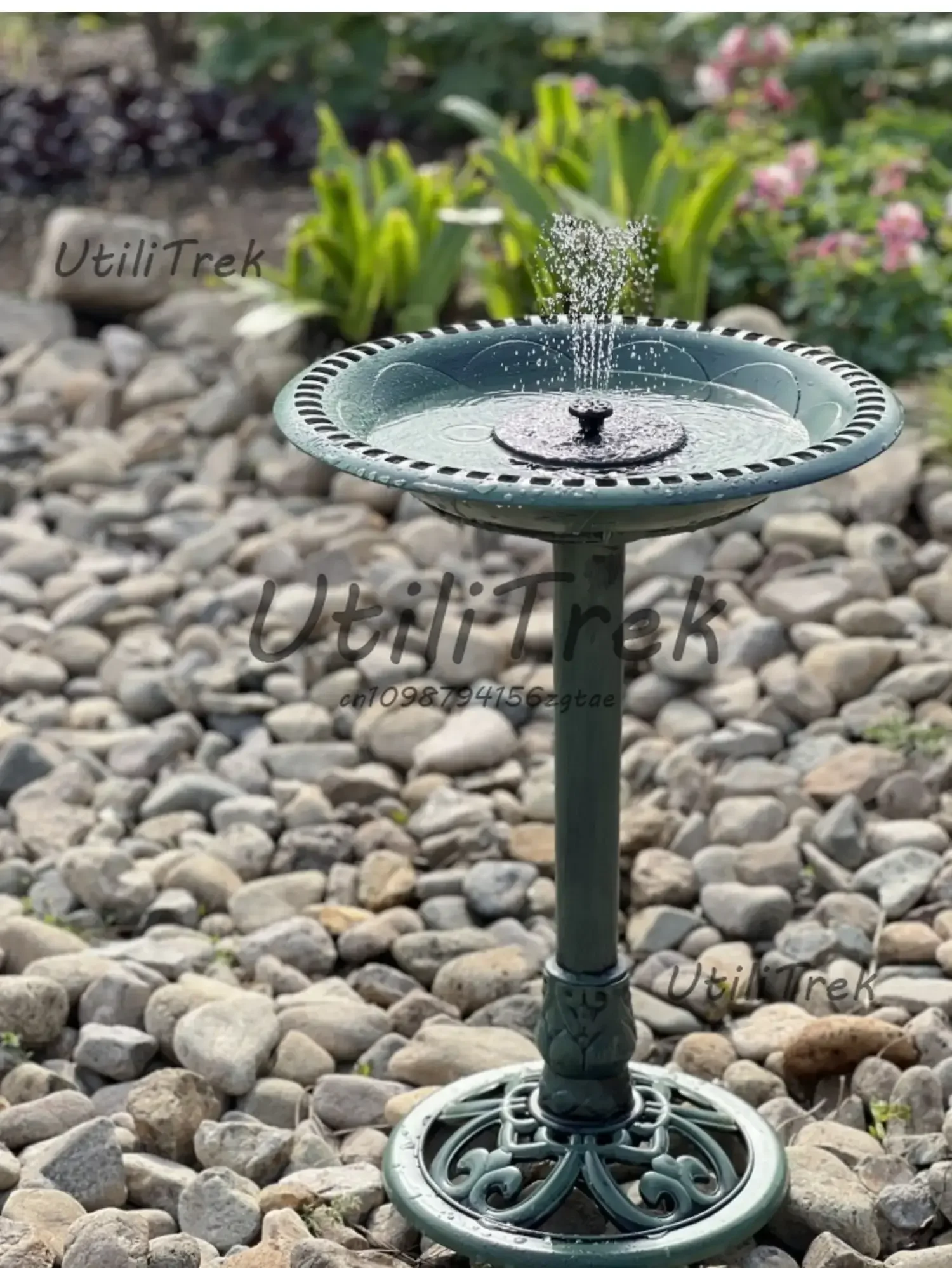 

Фонтан открытый от пола до потолка бассейн птичья ванна фонтан насос бассейн сад двор фонтан с функцией воды пластик