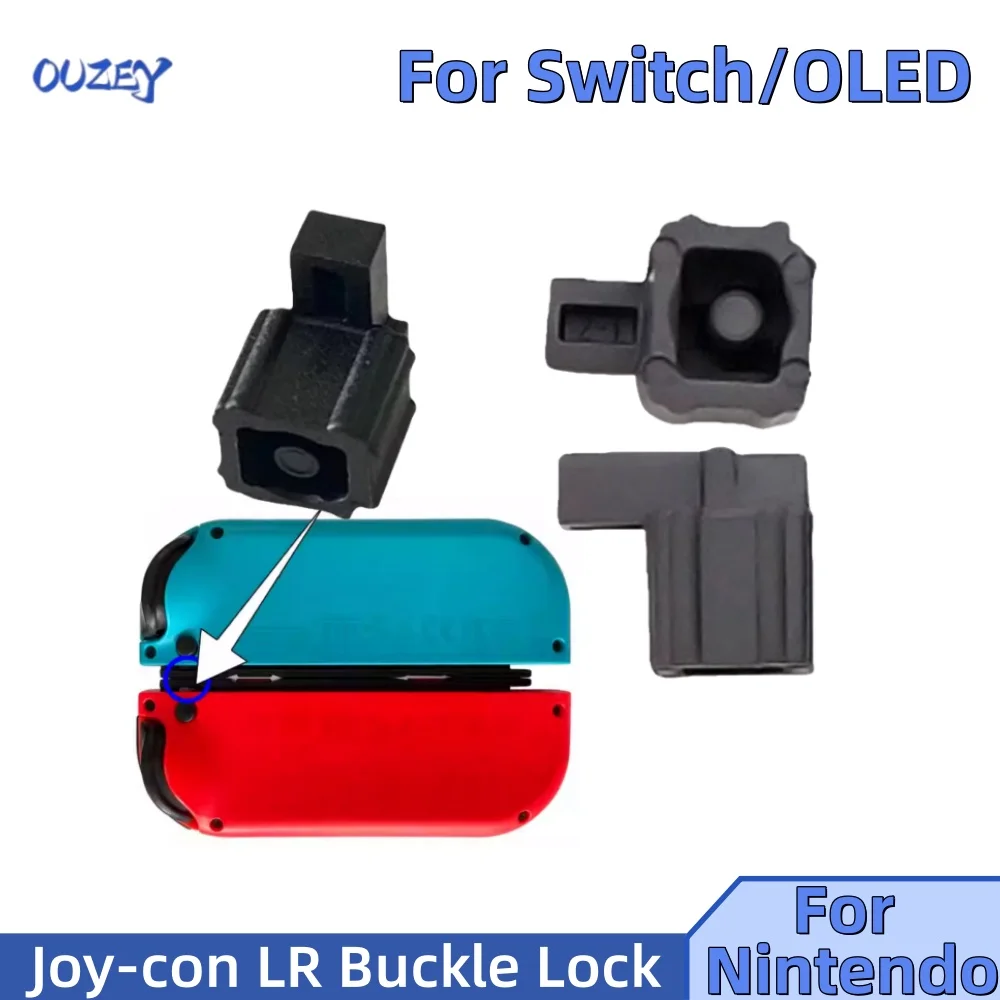 

5pairs=10pcs/lot for Nintendo Ns Switch Joy-con LR Buckle Lock Replacement Connect with Console Plastic Part