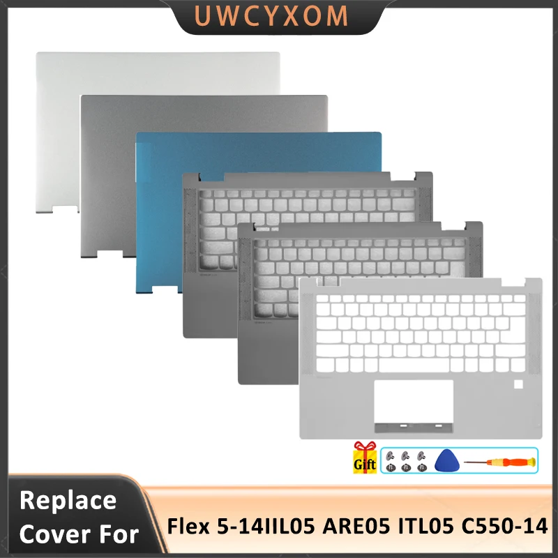 

New For Flex 5-14IIL05 ARE05 ITL05 C550-14 LCD Back Cover/Palmrest(without Keyboard)/Bottom Case