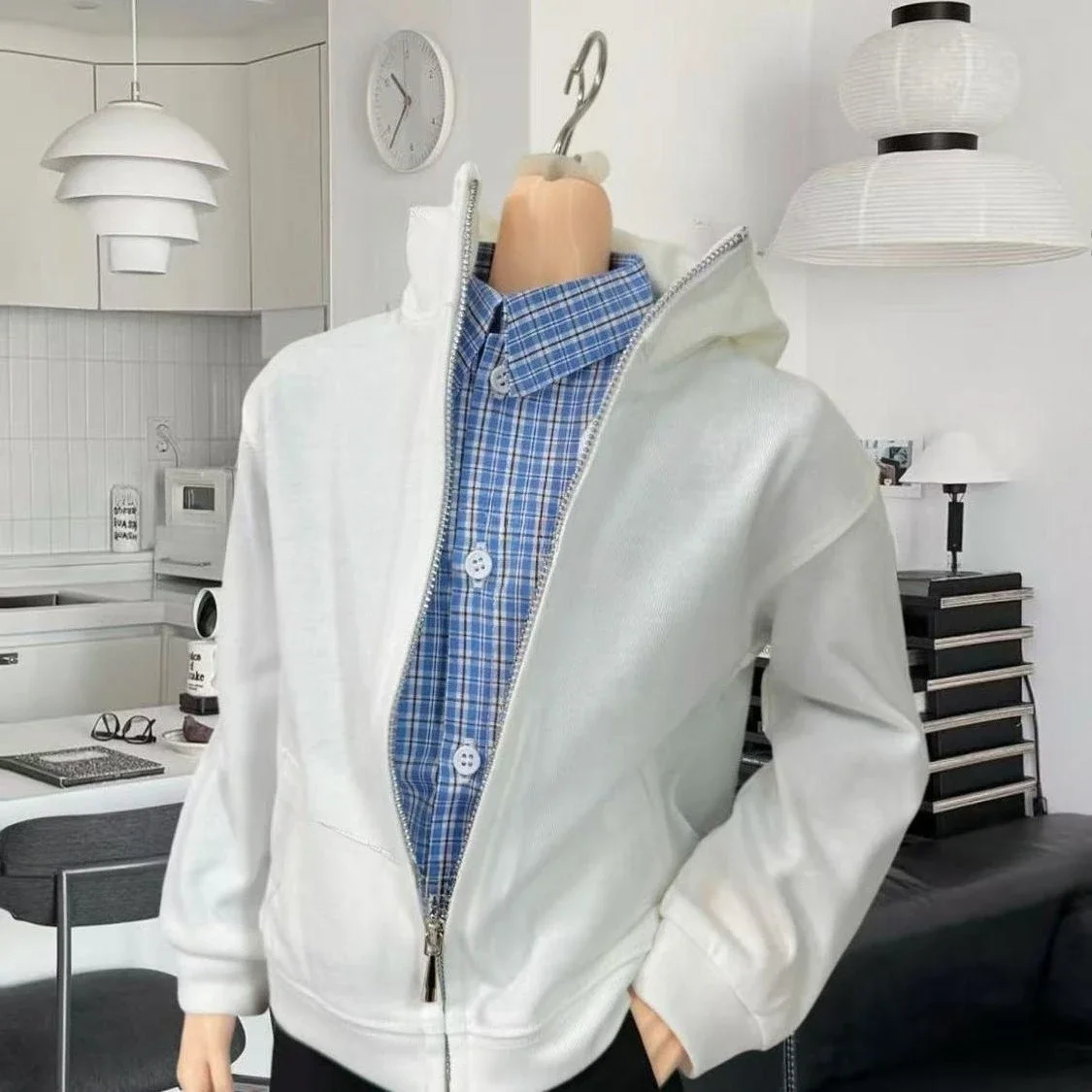 

1/3 Кукольная одежда Толстовка на молнии с воротником-стойкой для мужской куклы Bjd 75 см Одевание игрушки Play House Подарочные аксессуары для кукол, без куклы