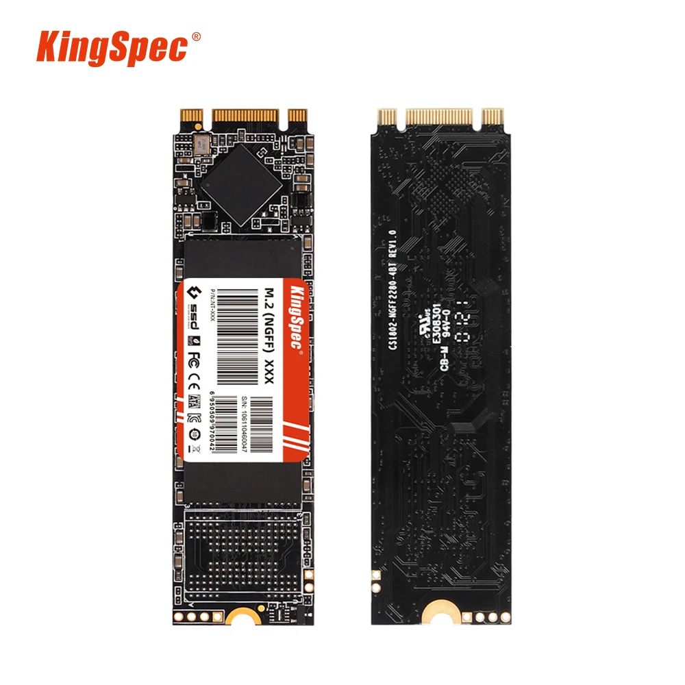 KingSpec NGFF M2 SSD 2280 SATA 128GB 256GB 512GB 1TB M.2 SSD Internal Hard Drive Solid State for Desktop Laptop Notebook Lenovo