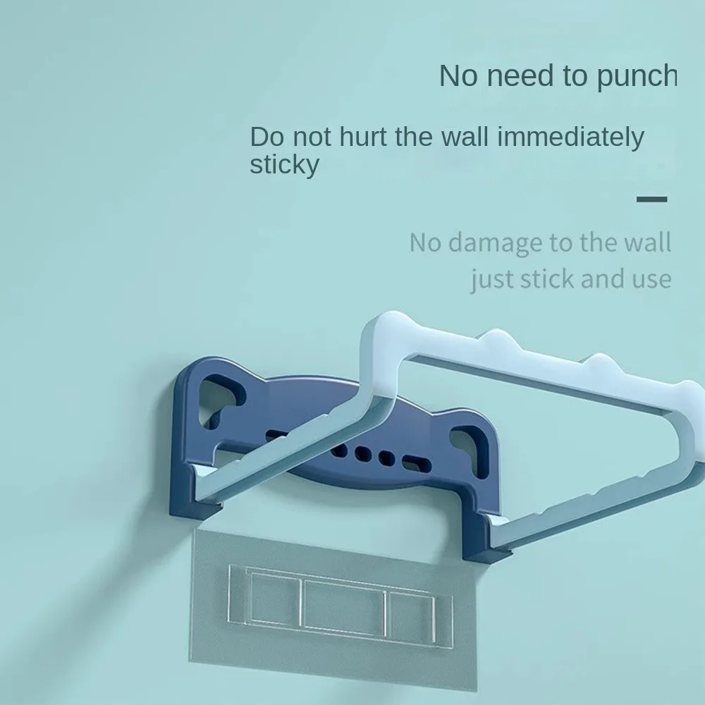 Punch-free Washbasin Rack Folding Plastic Bathroom Wall-mounted Racks Basin Storage Rack Bathroom Basin Storage Racks