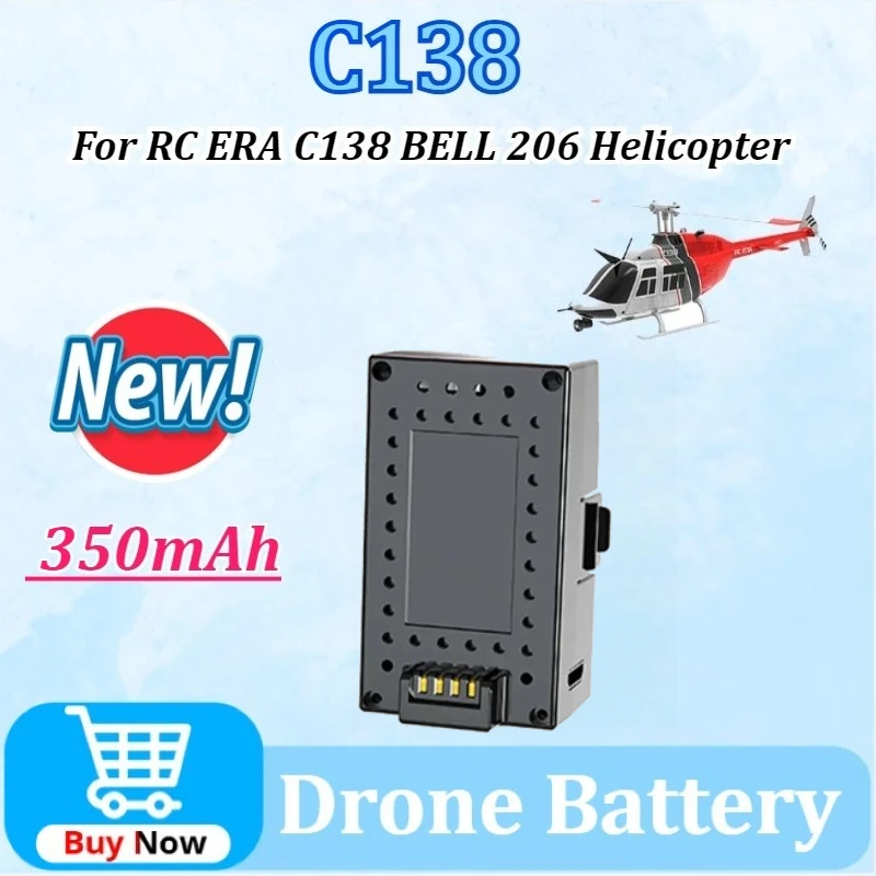 

Upgraded High-Capacity Batteries for RC ERA C138 BELL 206 Helicopter 7.4V 350mAh LiPo Battery Spare Parts
