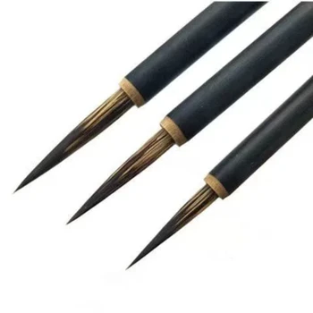 Pincéis de caligrafia bigode de mouse excelente qualidade pincel de caligrafia tradicional escrita pintura chinesa pincel caneta