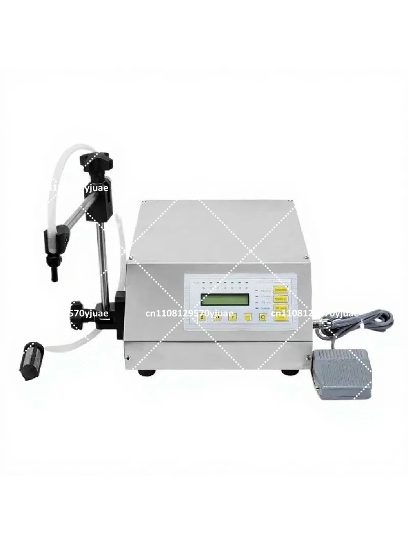 160 Semi-Auto Digital Liquid Filling Machine, 1L Electric Filler for Water Juice Milk Oil, Plastic Bottle Packaging