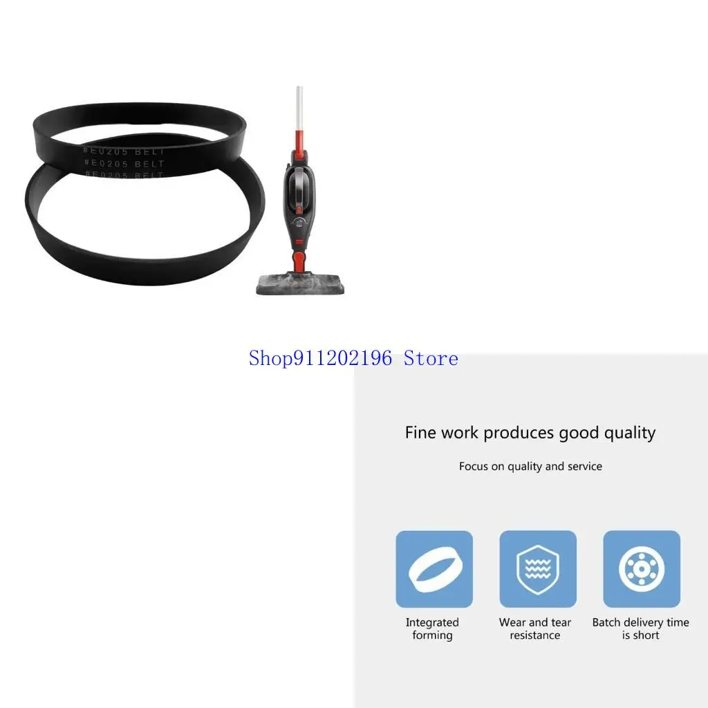 P82A Pack of 2 Durable Vacuum Cleaner Belts for Eureka StyleU E0205 NEU202, NEU181