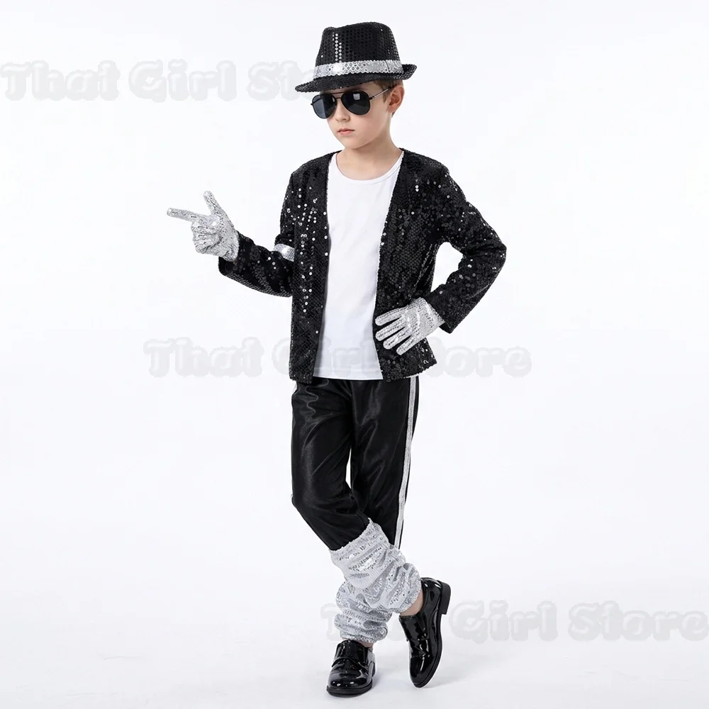 Halloween Coplay outfit for Show Performance Party Michael Jackson Celebrity Birthday Carnival Billie Jean Pop Star MJ costume