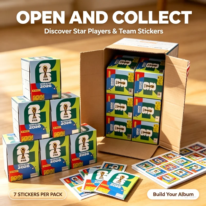 Spot 2026 Panini World Cup Official Football Star Sticker Pack Limited Edition Football Commemorative Collection Set *&