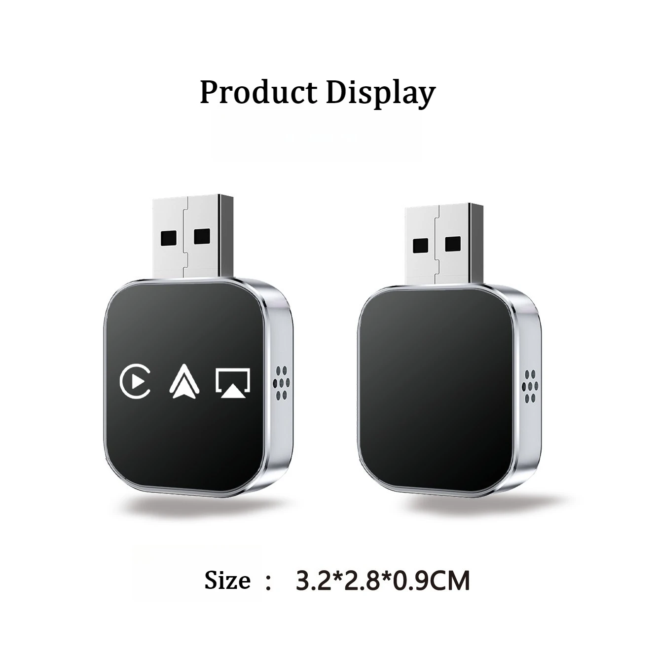 

3-in-1 Wireless CarPlay Android Auto Adapter, Phone Screen Mirroring Smart Car Multimedia Box