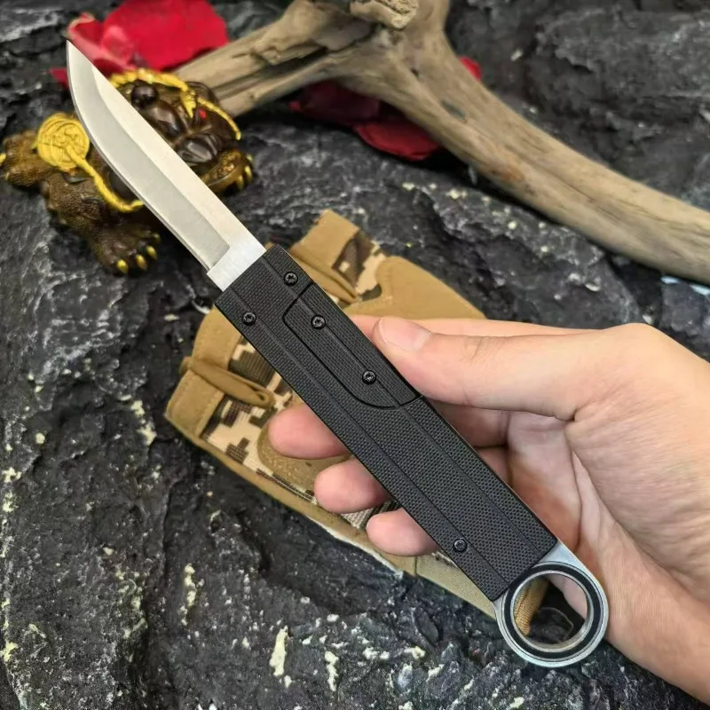 

Utility Pocket Folding Knife 440C Blade G10 Handle edc multitool knives Daily at home cutting outdoor bushcraft tactical knife