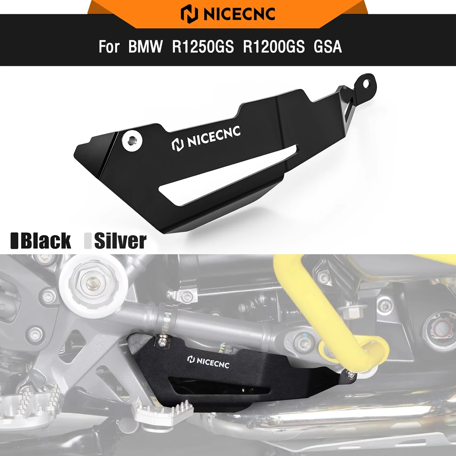 

For BMW R1250GS R1200GS Exhaust Flap Control Guard R1250 GS R1250GS Adventure 2019-2024 R 1200 GS R1200GS Adventure 2013-2018