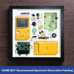 GAME BOY decomposition specimen frame game machine disassembly decorative painting display collection gift